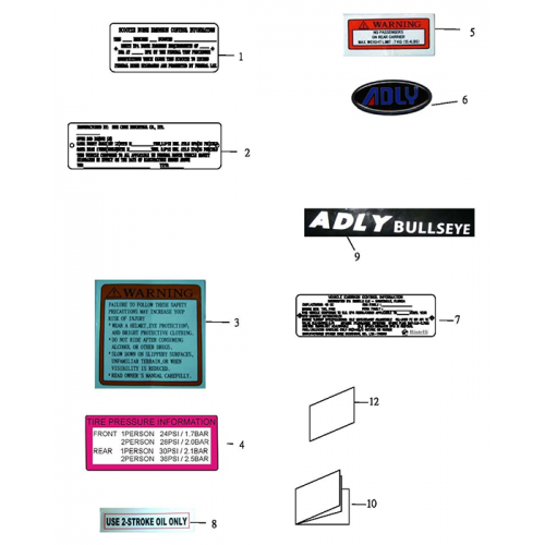Stickers (ADLY GTC-50) Stickers (ADLY GTC-50)
