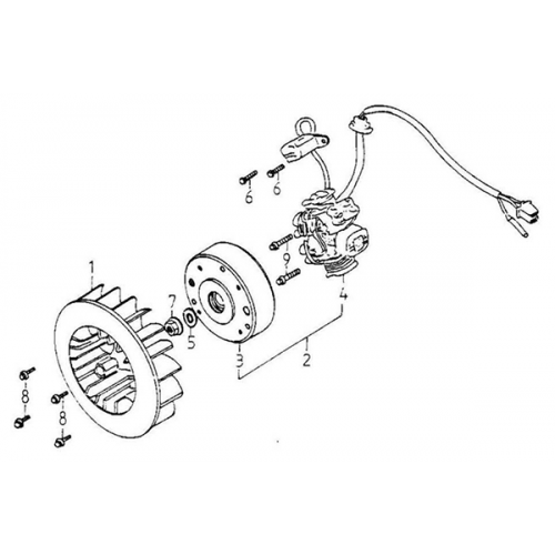 Generator (Adly Super Sonic SS-125D)