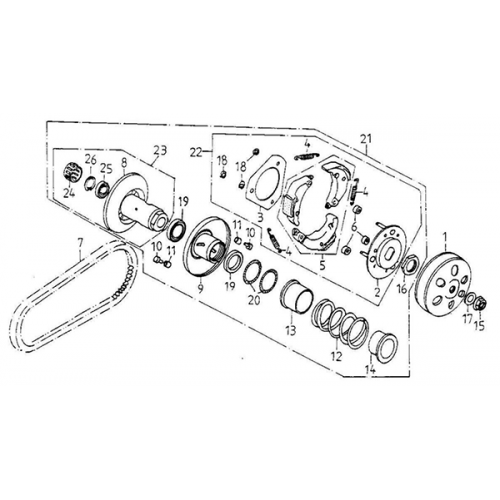 Driven Face (Adly Super Sonic SS-125D) Driven Face (Adly Super Sonic SS-125D)