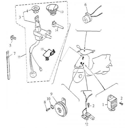 Electrical Equipment (Adly Super Sonic SS-125D) Electrical Equipment (Adly Super Sonic SS-125D)
