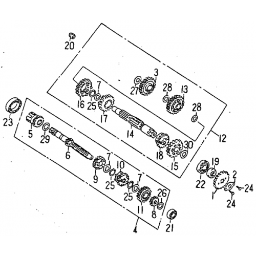 Transmission | Starter (Barossa ATV 170)
