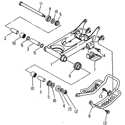 Rear Arm (Barossa ATV 170)
