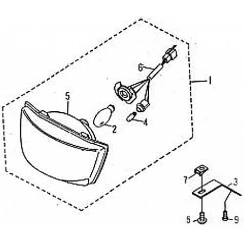 Head Light (Barossa ATV 170)