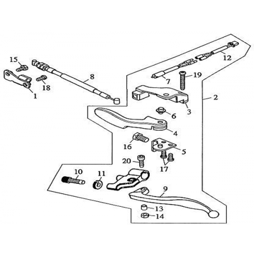 Reverse Gear Lever (Barossa Silverhawk 250) Reverse Gear Lever (Barossa Silverhawk 250)