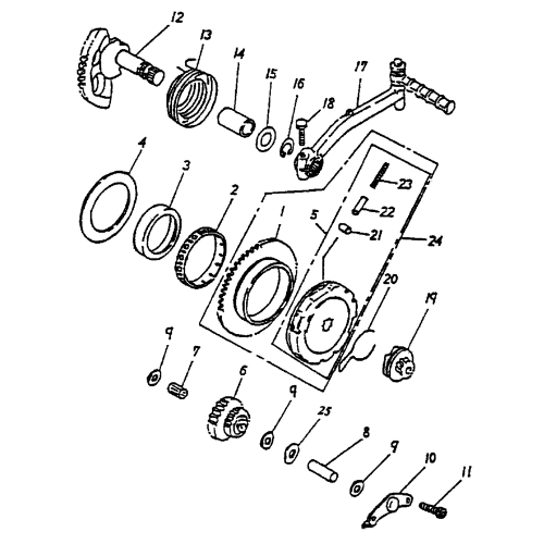 Starter (Bombardier Mini DS 50 2T)