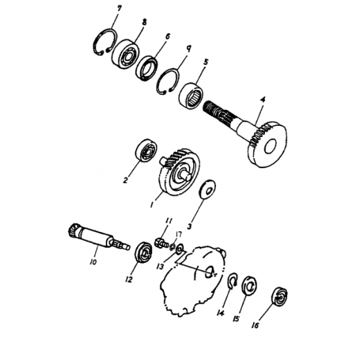 Transmission (Bombardier Mini DS 50 2T)