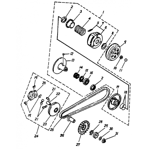 Clutch (Bombardier Mini DS 90 2T) Clutch (Bombardier Mini DS 90 2T)