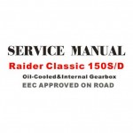 Raider Classic 150 Service Manual Raider Classic 150 Service Manual