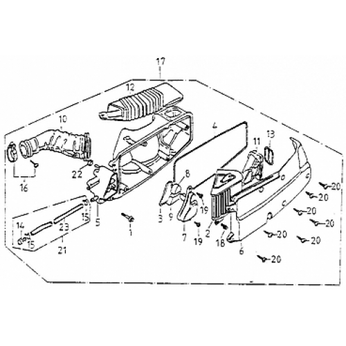 Air Cleaner (Adly GK-125 2009)