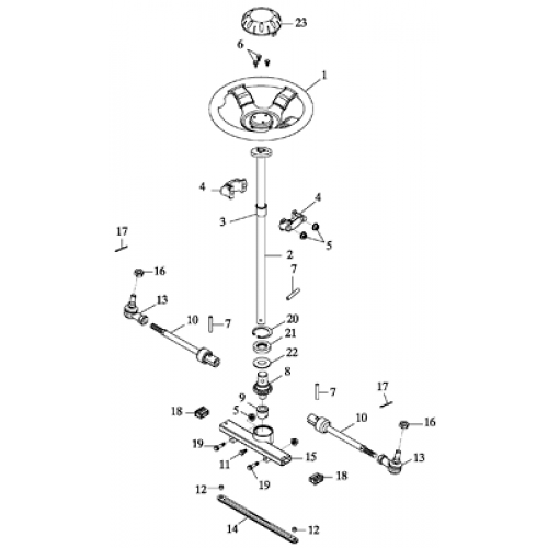 Steering (Adly GK-125 2009) Steering (Adly GK-125 2009)