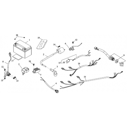 Electrical Equipment (Adly GK-125 2009) Electrical Equipment (Adly GK-125 2009)