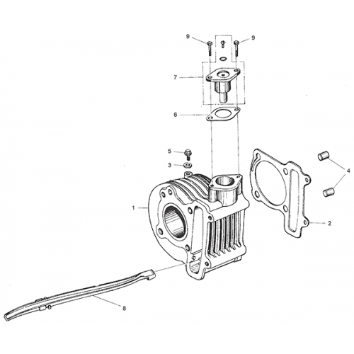 Cylinder Assembly (Kasea Adventure Buggy 150)