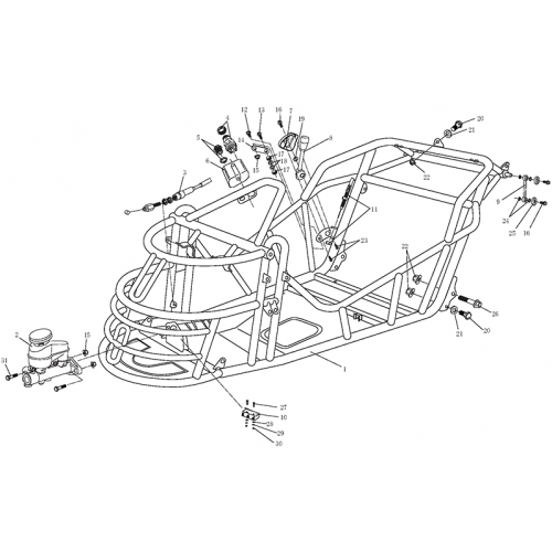 Frame Group (Kasea Adventure Buggy 150)