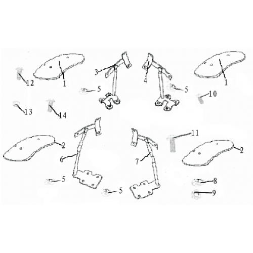 Mudguard Assembly (Dazon Raider 250D 2006 and Earlier)