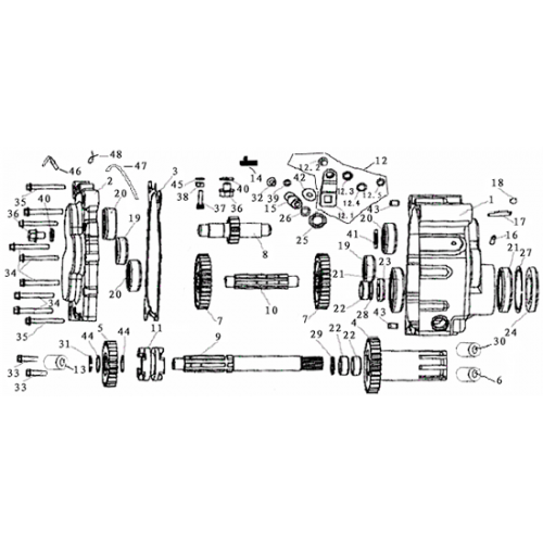 Transmission (Dazon Raider 250D 2006 and Earlier) Transmission (Dazon Raider 250D 2006 and Earlier)
