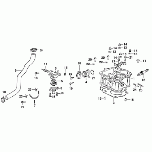 Cylinder Head (Dazon Raider 250 Engine 2006+)
