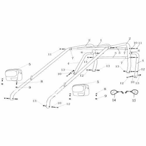 Brush Guard Bar (Dazon Raider 150 2006 and Earlier)