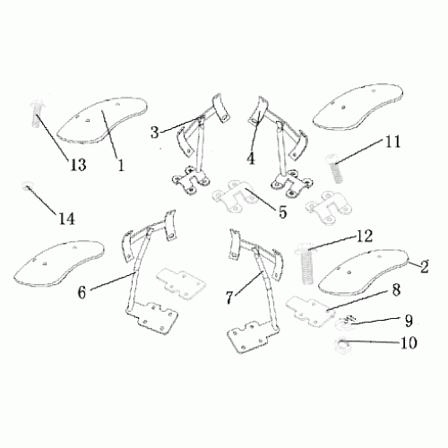 Mudguards (Dazon Raider 150 2006 and Earlier)