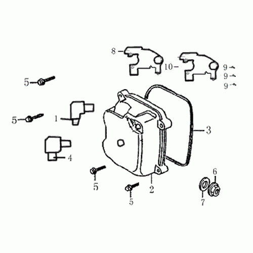 Cylinder Head Cover (Dazon Raider 150 2005 and Older)