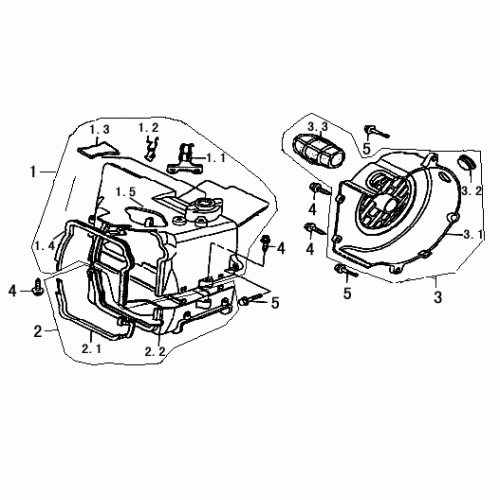 Fan Cover/Shroud (Dazon Raider 150 2006 and Earlier)