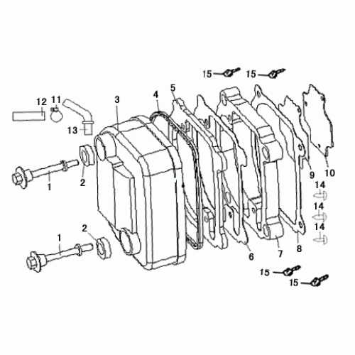 Cylinder Head Cover (Dazon Raider 150 2006 and Earlier)