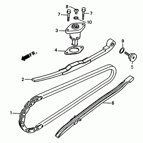 Cam Chain/Tensioner (Dazon Raider 150 2006 and Earlier)