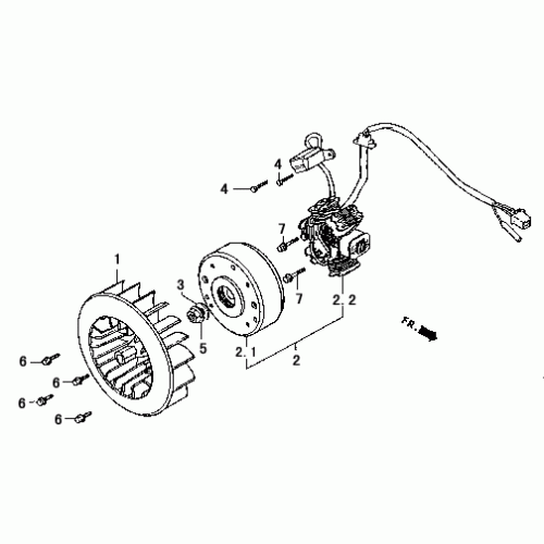 Generator (Dazon Raider 150 2006 and Earlier)