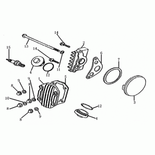 Cylinder Head Cover (Dazon Raider 90 2005 and Older)