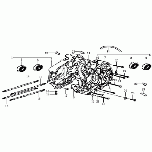 Crankcase (Dazon Raider 90 2006 and Earlier) Crankcase (Dazon Raider 90 2006 and Earlier)