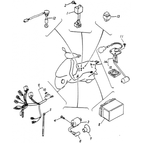 Electrical Equipment (CDI) (Lambretta UNO50)